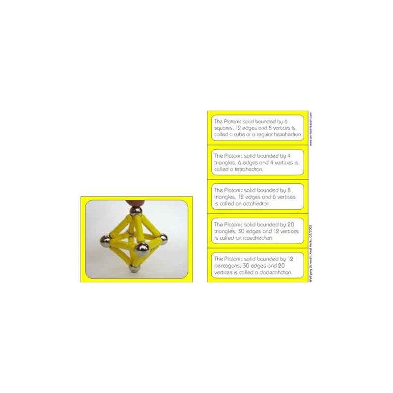 Platonic Solids	 (Dieser Artikel ist auch in deutsch erhältlich)