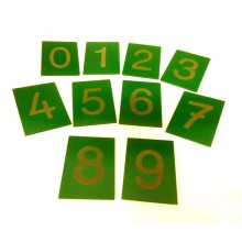 Sandpaper digits