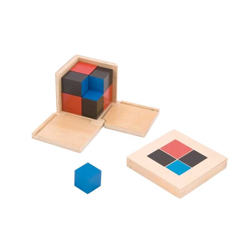 Binomischer Kubus bunt