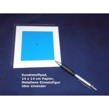 Kunststoffplatte für Einsatzfiguren 14x14