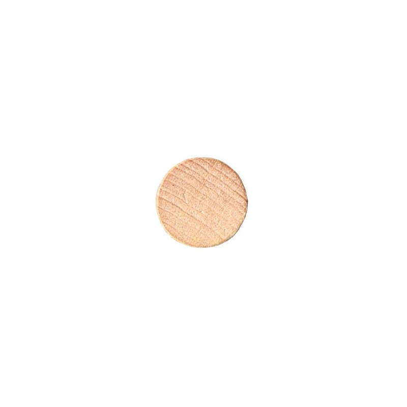 HOLZchips rund 15mm  NATUR