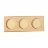 Aufsteller für 3 Bleistiftständer 9/6 cm