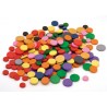 WOOD CHIPS COLORFUL 20 mm round