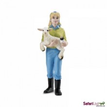 Frau mit Lamm