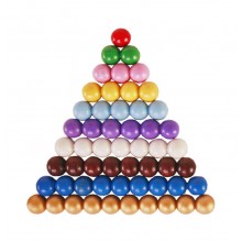 colored pearl staircase 8 mm wooden beads