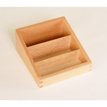 Karteikasten 10 x 11,5 mit 3 Fächern