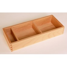 Krabica s 3 priehradkami 10 x 25,5