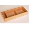 Krabica s 3 priehradkami 10 x 25,5