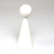 1 HOLZkegel 16 cm Lackiert