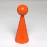 1 HOLZkegel 16 cm Lackiert