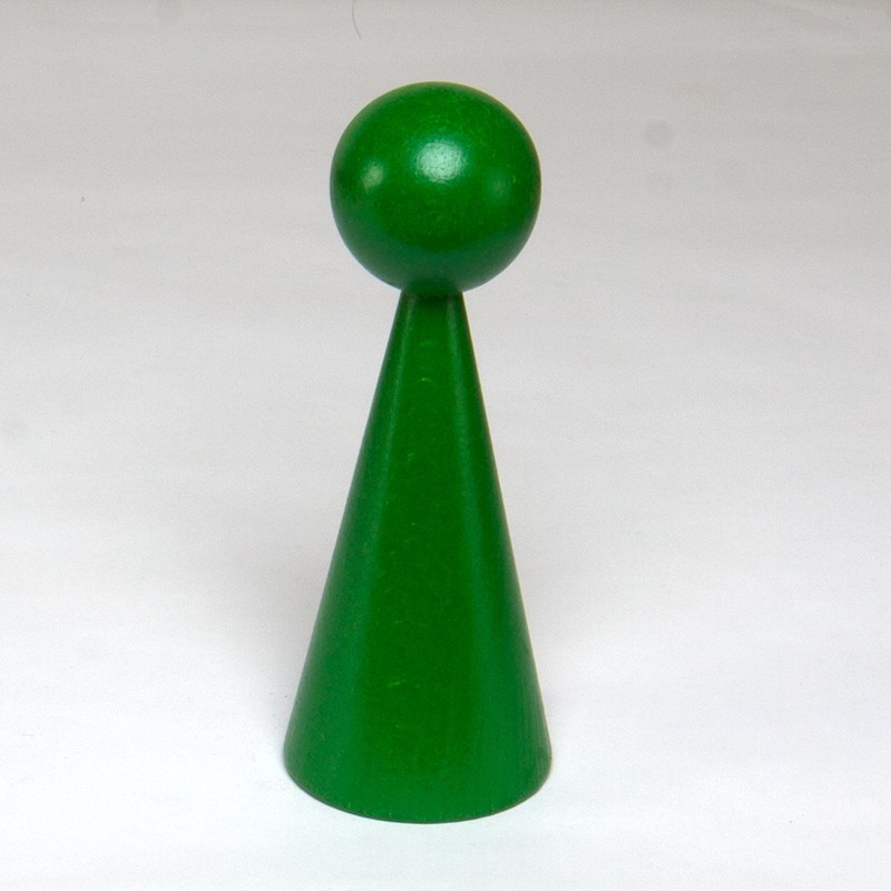 1 DREVENÝ kornútik 16 cm lakovaný