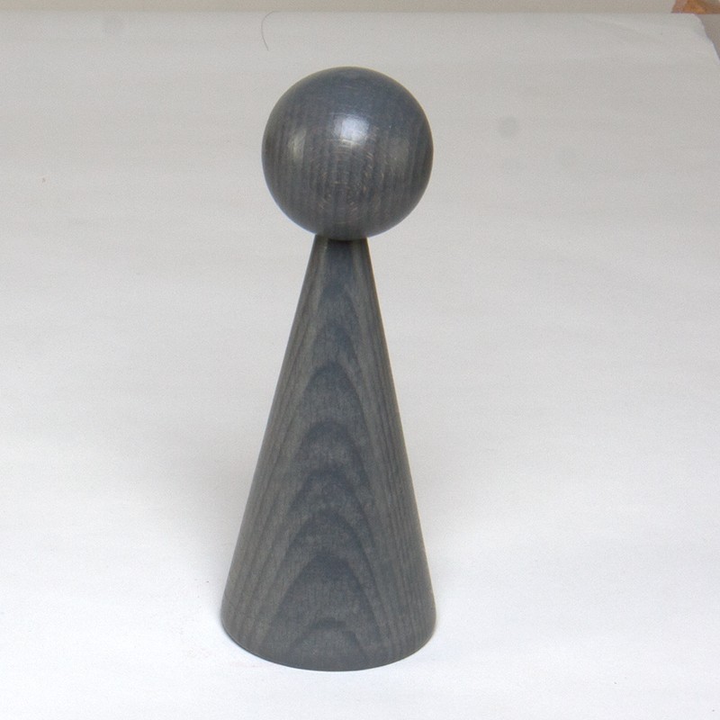 1 HOLZkegel 16 cm Lackiert
