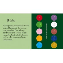 Bruchrechenkreise in Montessorifarben