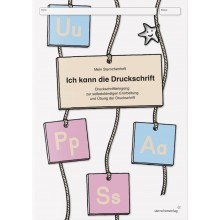 Ich kann die Druckschrift
