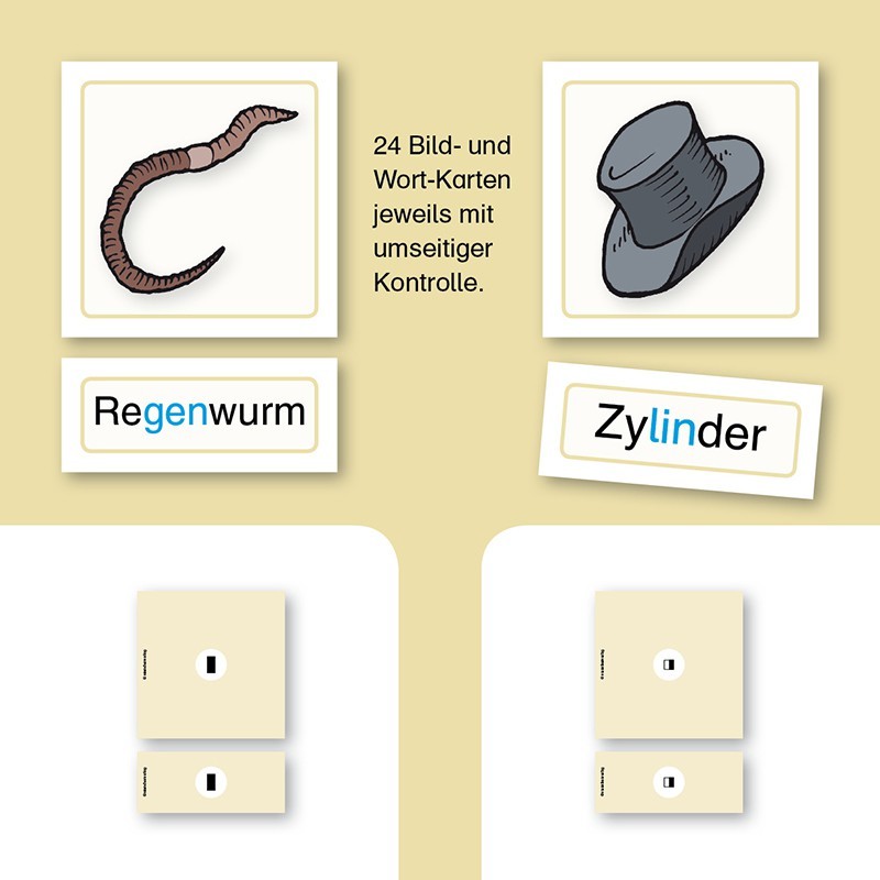Meine Lesedose 3 - Dreisilbige Wörter
