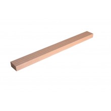 Wooden stand 50 cm 3 grooves unpainted