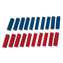 unit rod (20) 10 each for red and blue