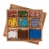 CHECK BOARD BEADS,Individual plastic Beads