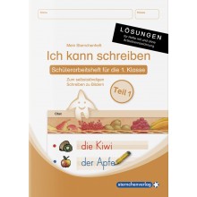 Ich kann schreiben Teil 1 -LÖSUNGSHEFT