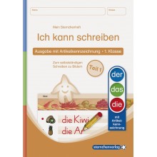 Ich kann schreiben Teil 1 mit Artikelkennzeichnung