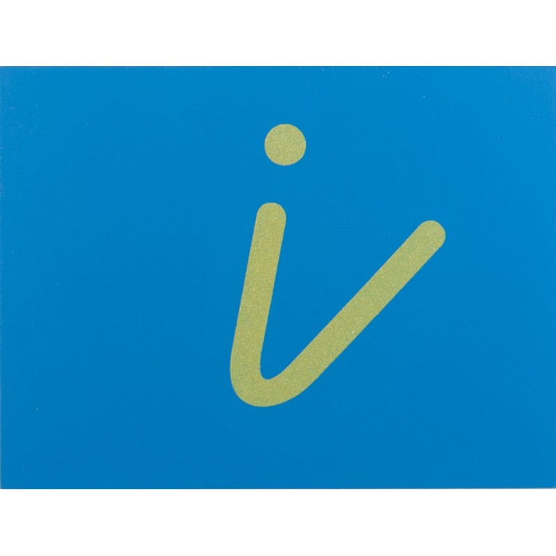 Sandpapierbuchstaben Vereinfachte Ausgangsschrift