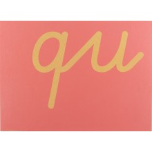 Sandpaper letters Simplified initial font