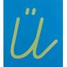 Sandpaper letters SIMPLIFIED initial font UPPERCASE