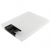 Transparent plastic box A4 flat