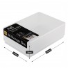 Transparent plastic box A6