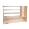Shelf for sensory material