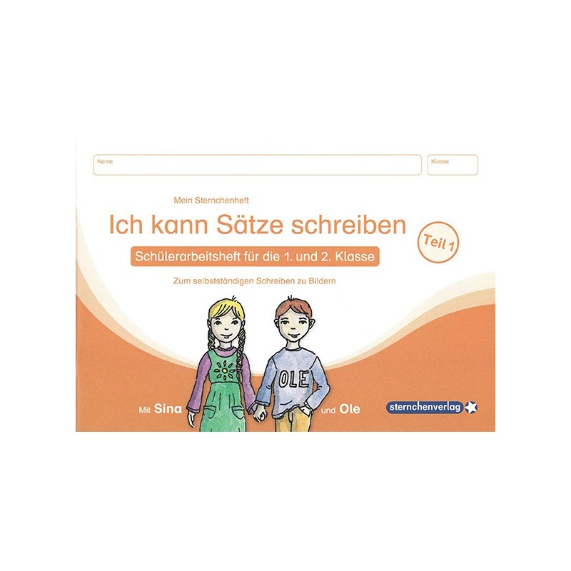 Mein Sternchenheft Ich kann Sätze schreiben – Teil 1