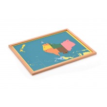Puzzle Australien MIT EINEM RAHMEN AUS BUCHENHOLZ