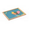 Puzzle Map of Australia---beech wood frame