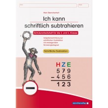 Ich kann schriftlich subtrahieren