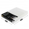Transparente Kunststoff Box A6 flach