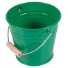 Small Metal Bucket, Red