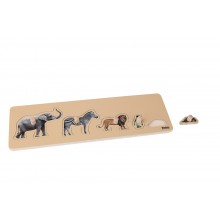 Kleinkind-Puzzle: 5 Wildtiere