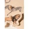 Puzzle pre batoľatá: 5 divokých zvierat