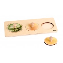 Kleinkind-Puzzle: 3 Melonen
