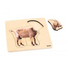 Kleinkind-Puzzle: Ziege