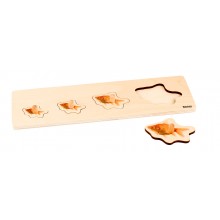 Kleinkind-Puzzle: 4 Goldfische