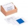 Box with task cards for the hundreds board with Roman numerals