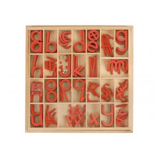 Small Movable Alphabet, Print,Yellow C5/V10*4mm thickness