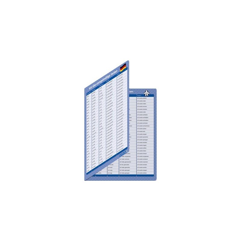 I practice irregular verbs - flashcard - without a pen