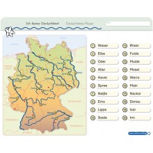 I know Germany - Germany's rivers - without a pen
