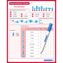 Geometrische Körper - Grundwissen - mit Stift