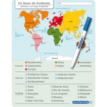 Ich kenne die Kontinente – Weltmeere und einige Großstädte - mit Stift