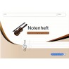 Notebook - With staff lines for elementary school