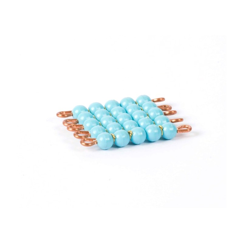 Individual Nylon Square Of 5: Light Blue
