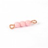 Individual Glass Bar Of 3: Pink